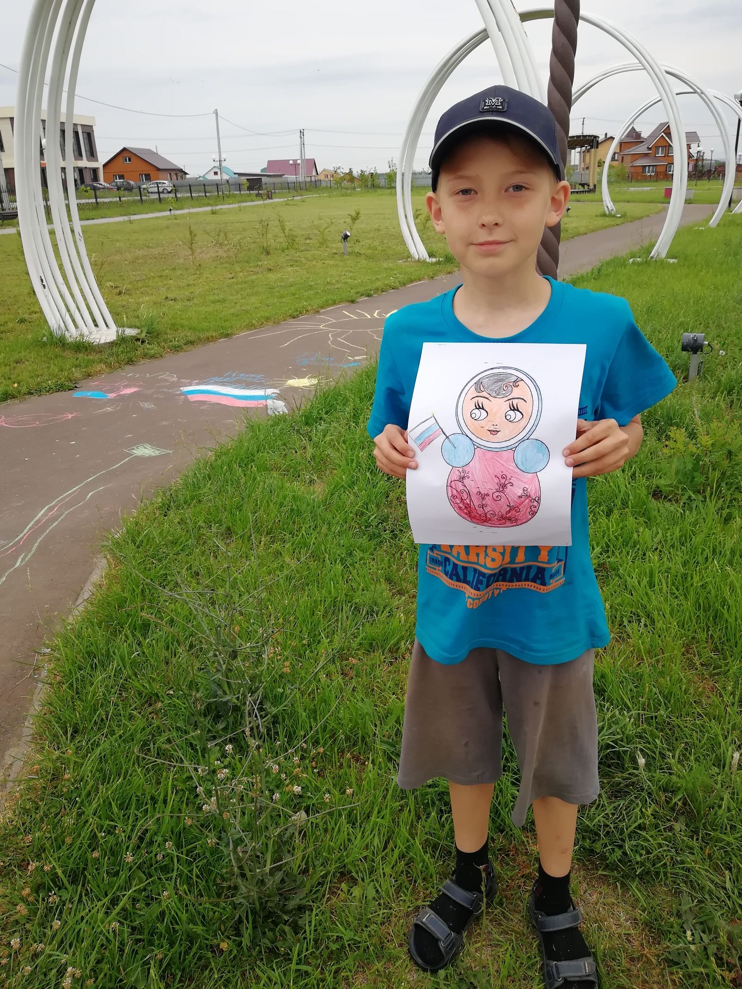 Детское творчество на празднике в честь Дня России (ФОТОРЕПОРТАЖ)