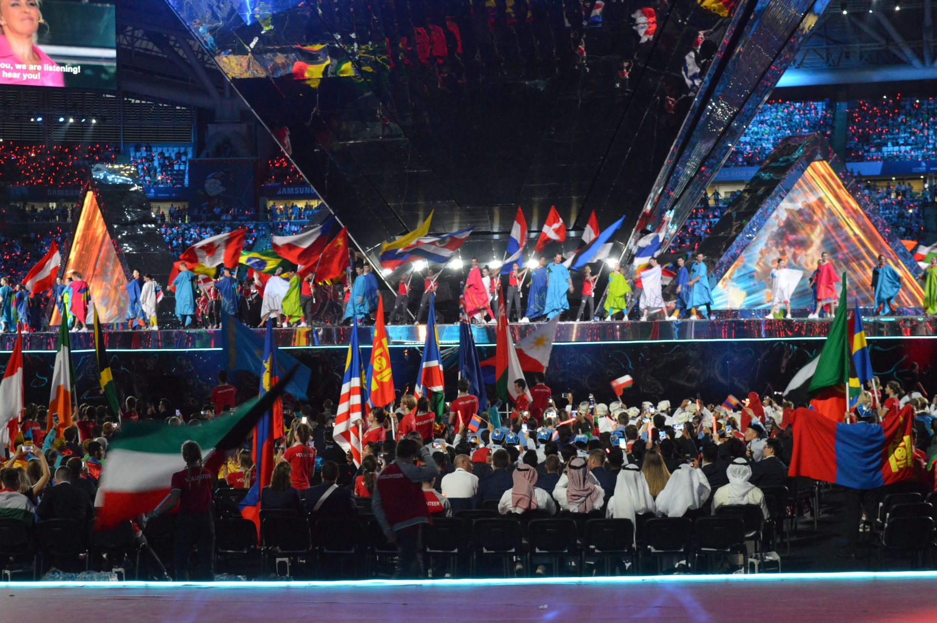 Камскоустьинцы побывали на церемонии открытия Worldskills