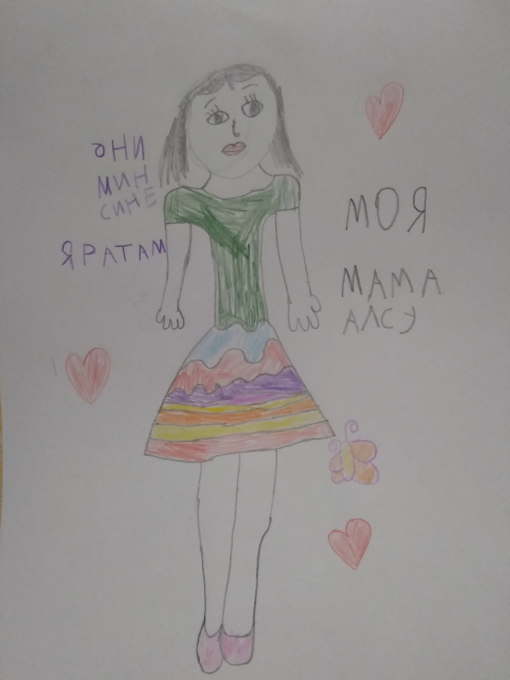 Первые рисунки для участия в конкурсе "Моя мама лучше всех" получила редакция