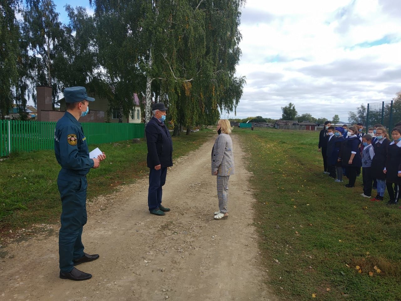Школьников Камско-Устьинского района обучают пожаробезопасному поведению