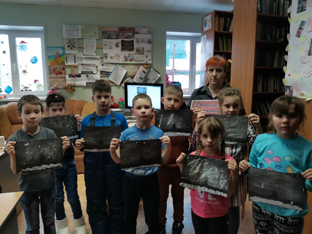 Час памяти «Дети блокадного Ленинграда»  в Тенишевской поселковой библиотеке