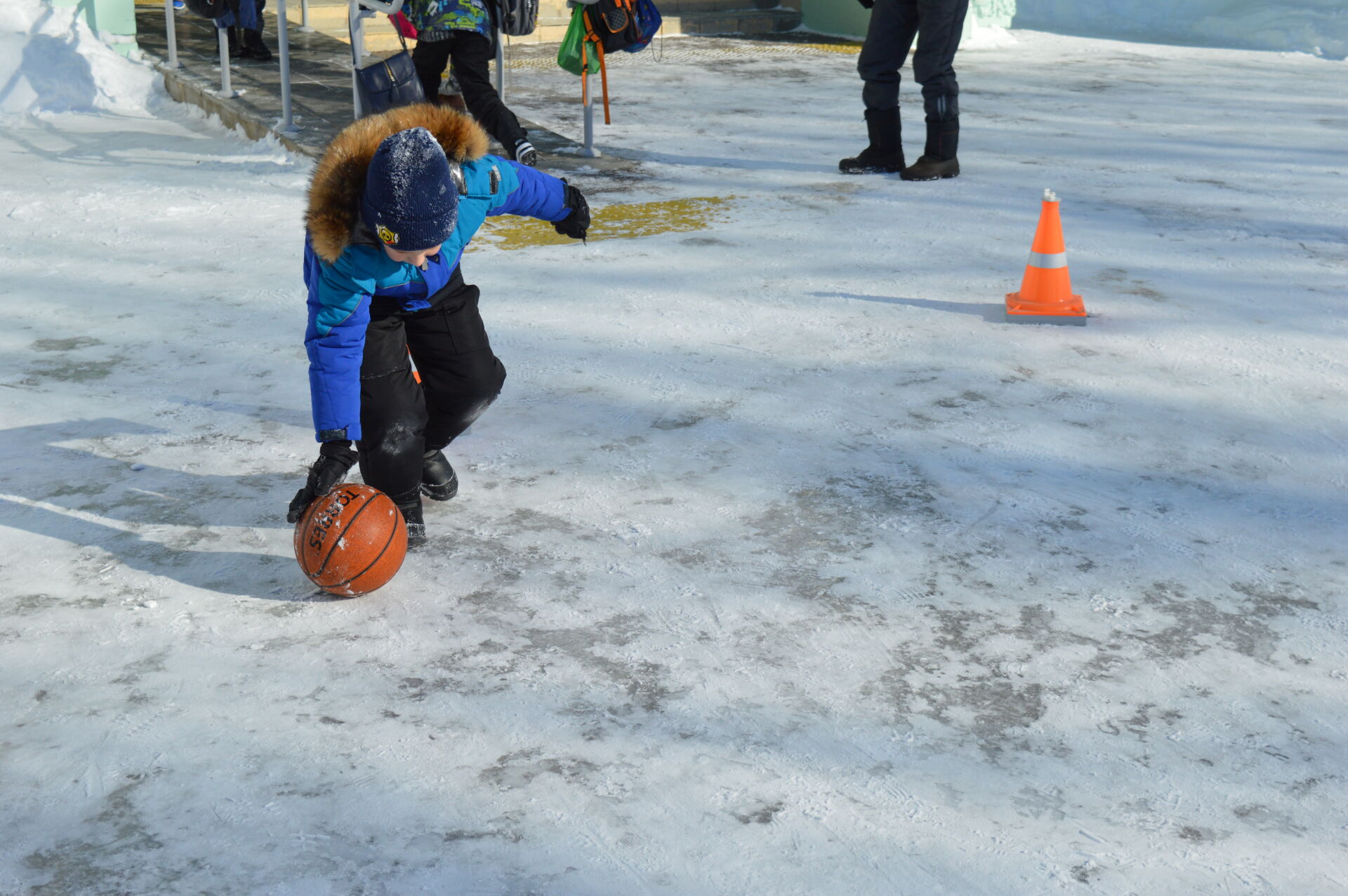 Зимний сабантуй провели для учеников начальных классов Камскоустьинской школы