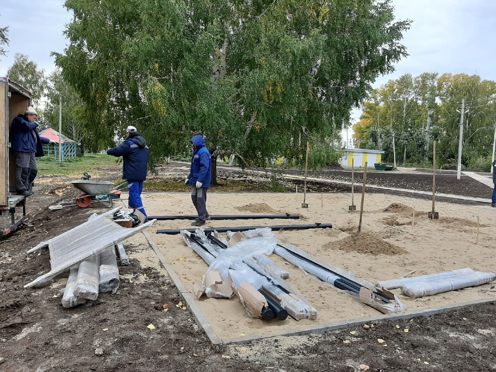 В районе появилась новая спортивная площадка