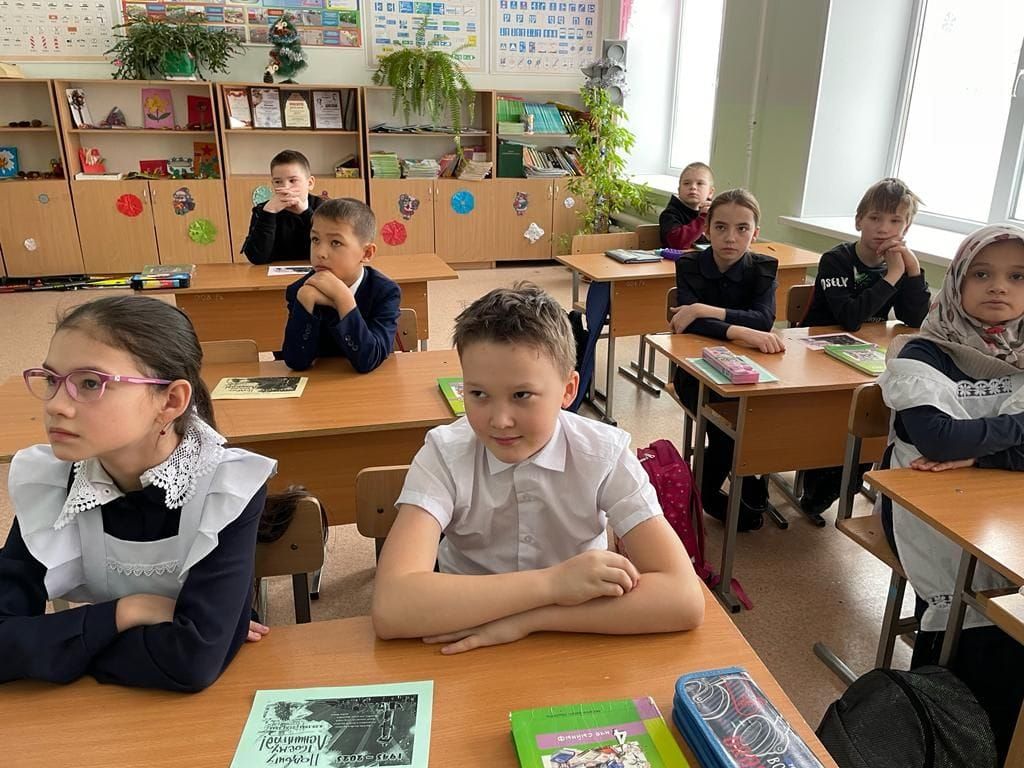 Урок памяти прошел в татарской школе