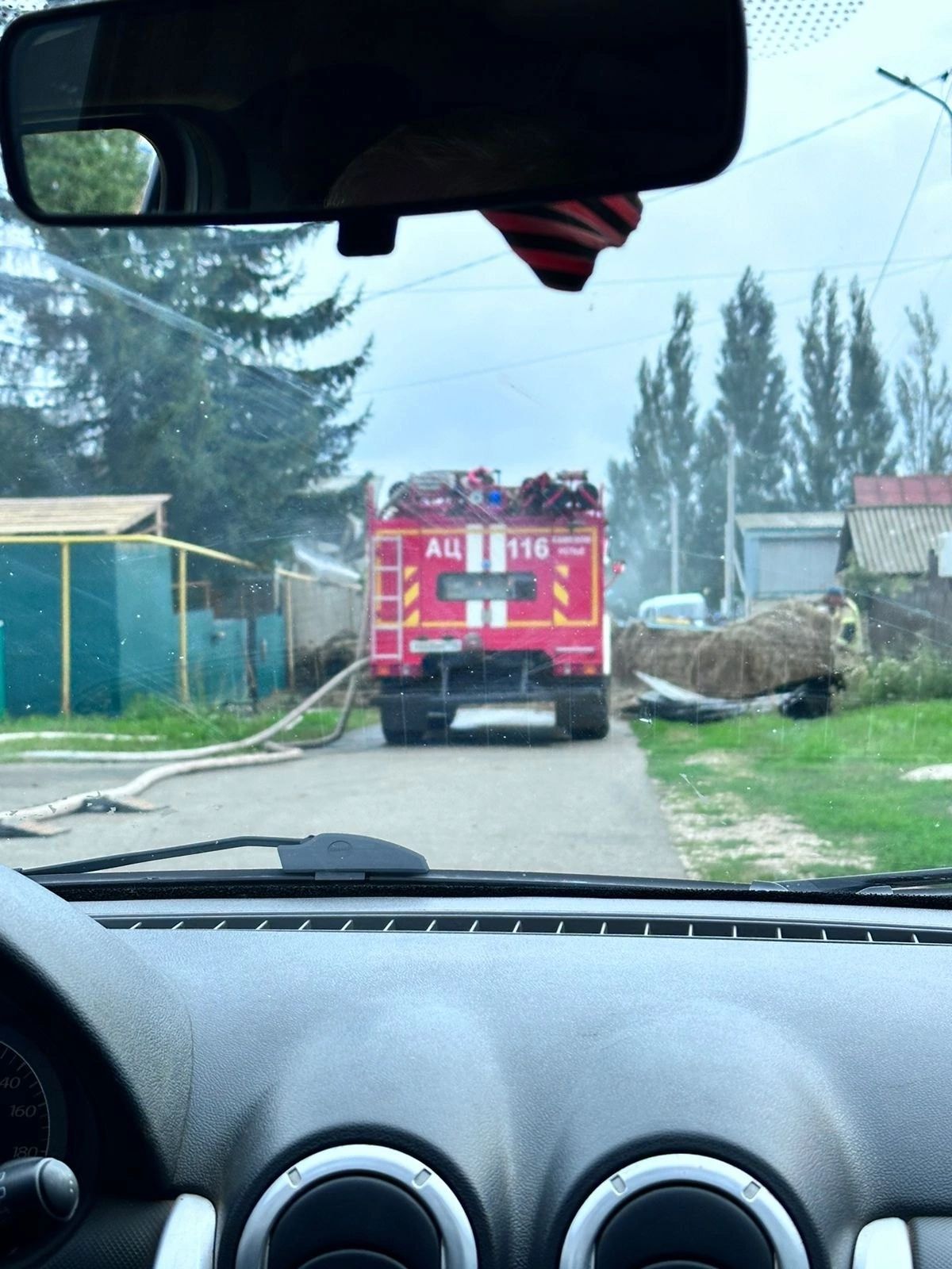 В Камском Устье произошел пожар