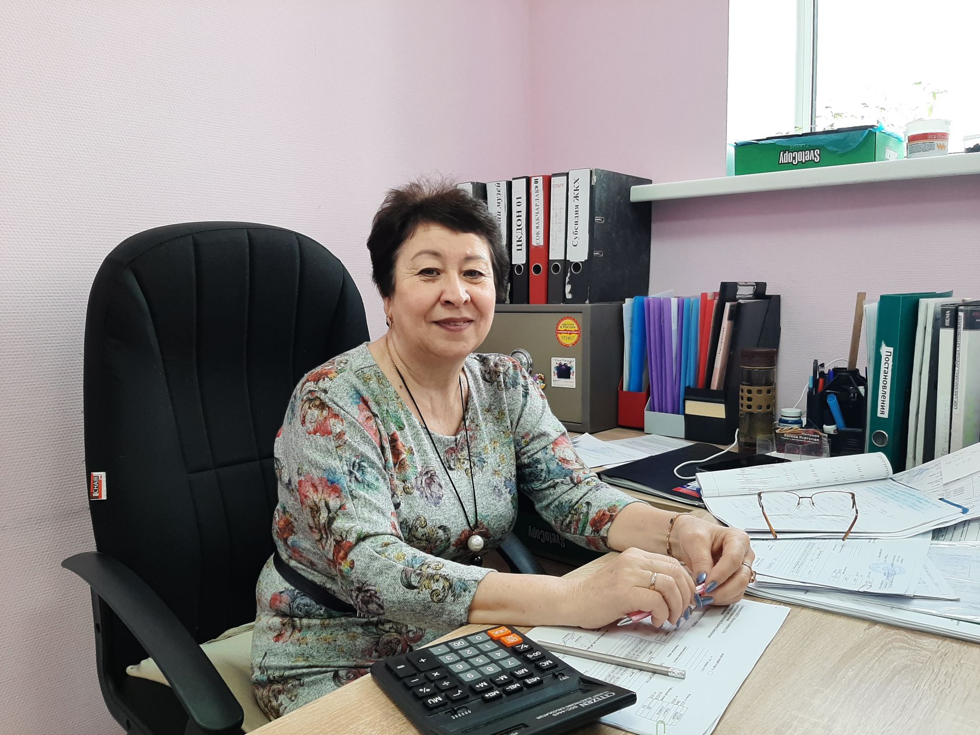 Файруза Салихова более 20 лет работает бухгалтером