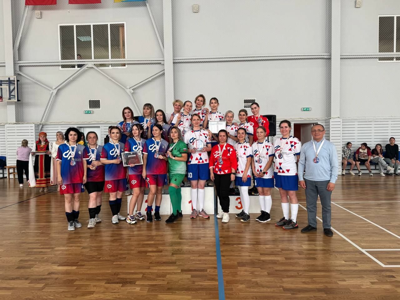 В Камском Устье прошла региональная Спартакиада сотрудников Социального фонда России по РТ