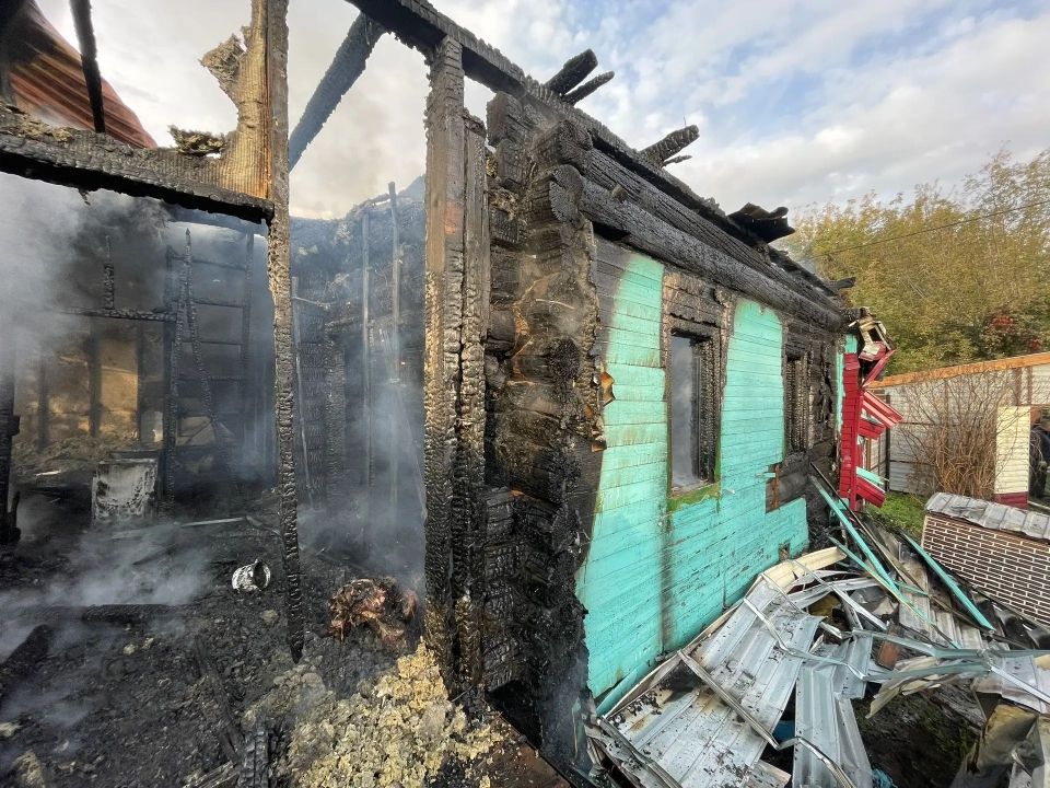В Камско-Устьинском районе на пожаре погиб человек