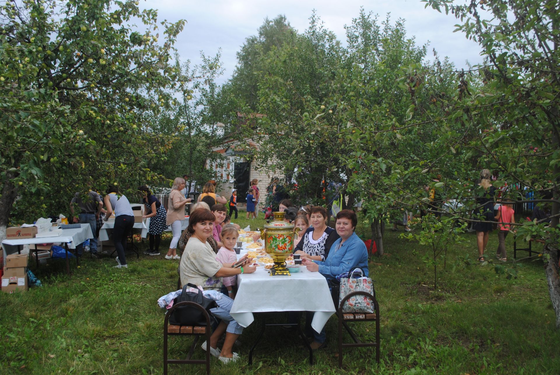 Большой фоторепортаж с яблочного спаса в Красновидово