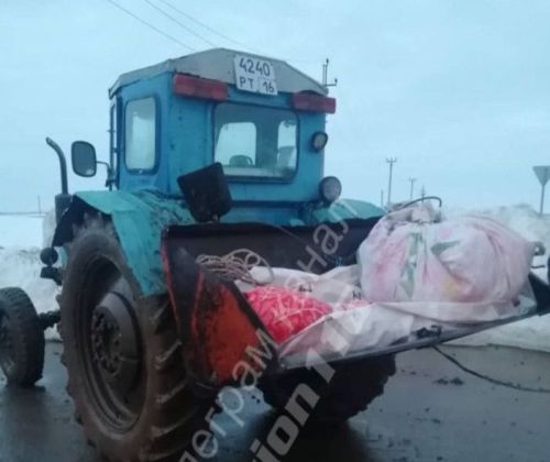 В Татарстане тело пенсионерки перевозили в морг в ковше трактора