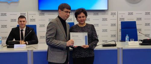 Лучшего почтальона Камско-Устьинского района наградили в АО «Татмедиа»