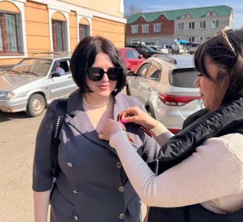 В Камском Устье дали старт патриотической акции «Георгиевская лента»