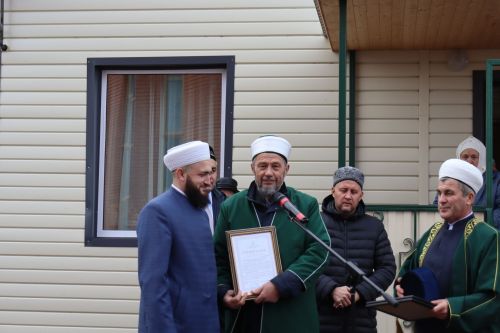 Камское Устье с визитом посетил муфтий Татарстана