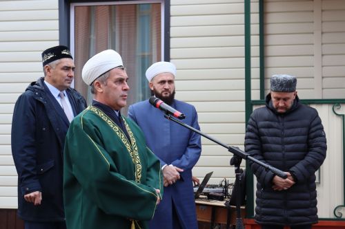 Камское Устье с визитом посетил муфтий Татарстана