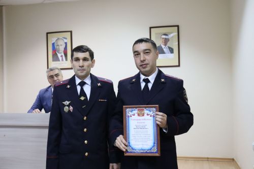 Семь медалей вручили полицейским Камского Устья