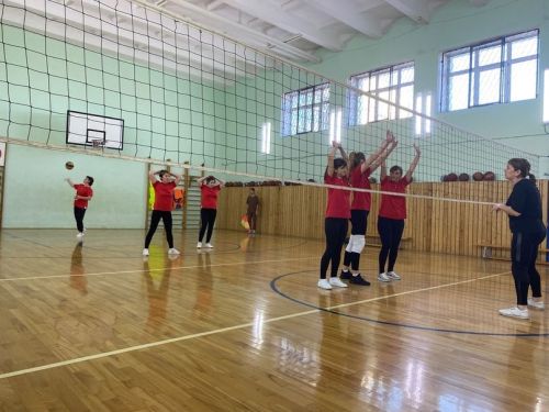 Волейболисты Камско-Устьинского района встретились на одной площадке