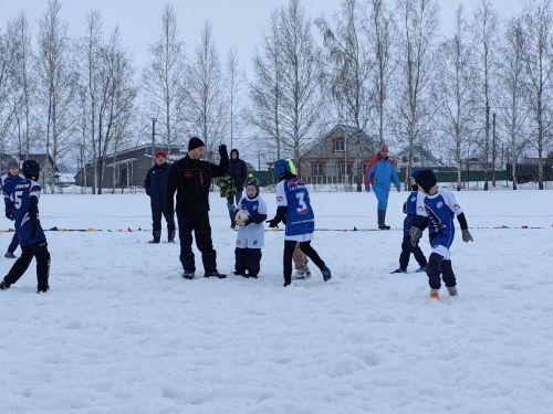 «Снежный регби» в Камском Устье