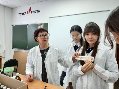 В Старо-Казеевской школе реализован проект «Точка роста»