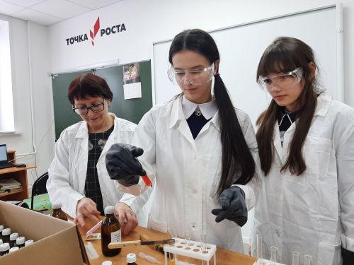 В Старо-Казеевской школе реализован проект «Точка роста»