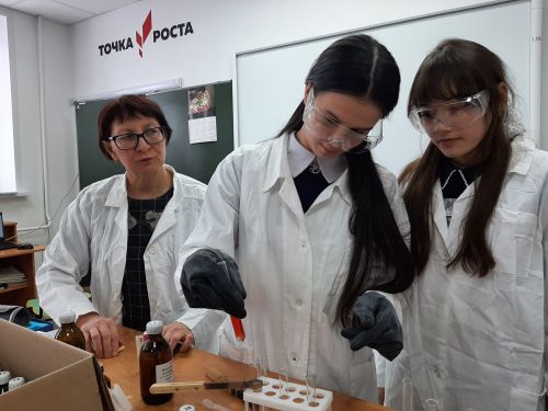 В Старо-Казеевской школе реализован проект «Точка роста»