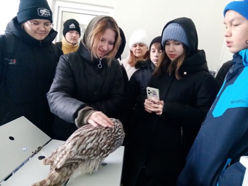 Ветеринарные врачи провели для школьников экскурсию