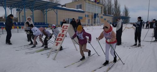 Школьники снова вышли на лыжную трассу