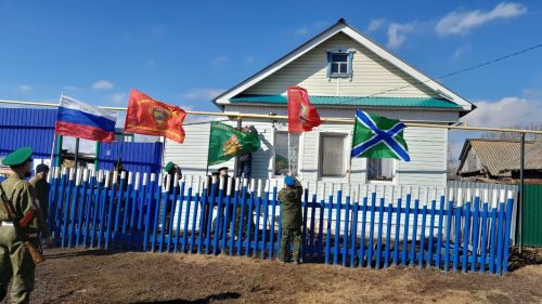В Янасалах установили мемориальную доску на доме воина -интернационалиста
