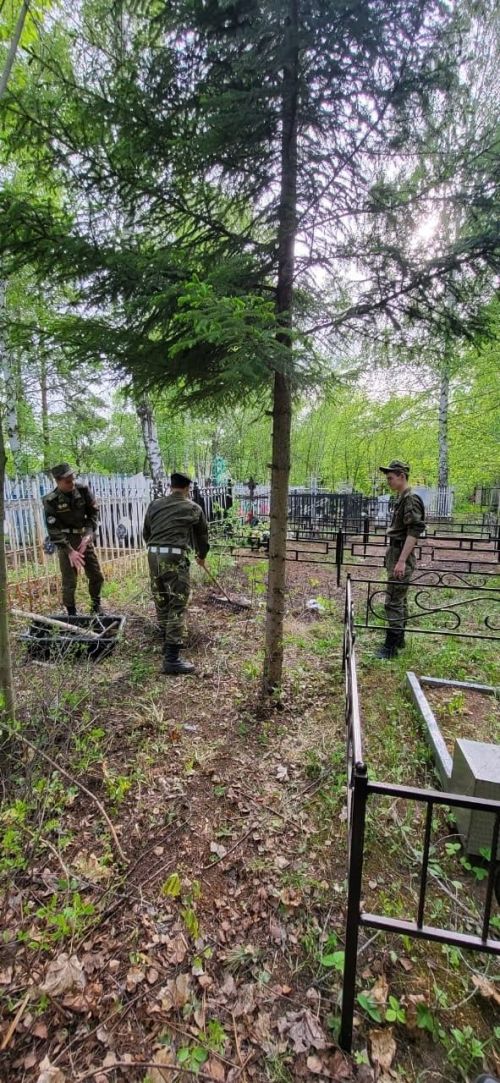 Акцию «НЕТ ЗАБЫТЫХ МОГИЛ» провели кадеты