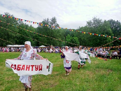 Сабантуй – 2023: флаг поднят, а дождь смывает все невзгоды