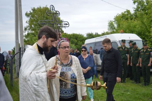 В Русских Буртасах простились с участником СВО