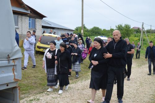В Русских Буртасах простились с участником СВО