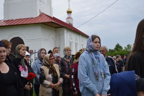 В Русских Буртасах простились с участником СВО