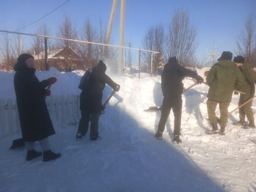 Акция «Снег» проходит в районе