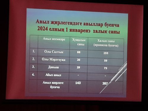 Сход граждан прошел в Большесалтыковском сельском поселении
