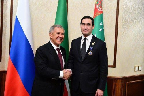 Рустам Минниханов встретился с президентом Туркменистана
