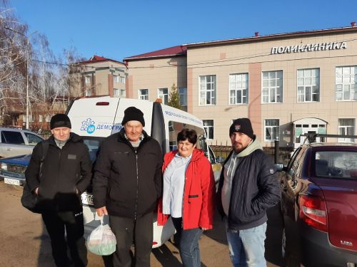 В этом году для диспансерного наблюдения из населенных пунктов района в ЦРБ доставлено 840 человек