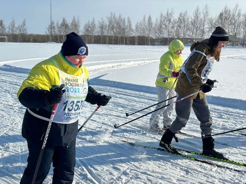 В Камском Устье с самого утра стартовала «Лыжня России 2024»