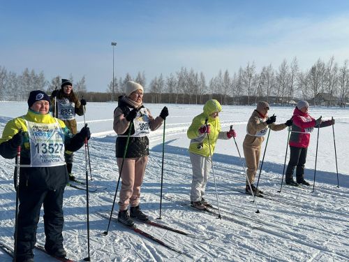 В Камском Устье с самого утра стартовала «Лыжня России 2024»