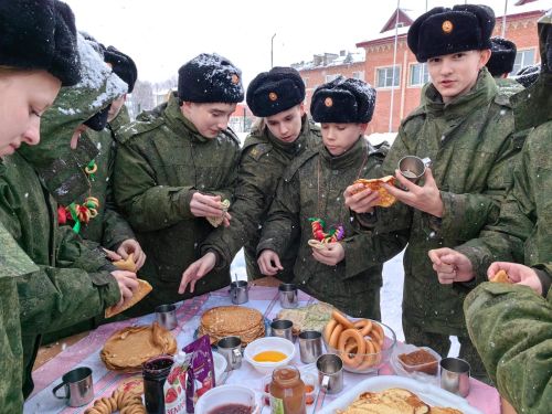 Кадеты Камского Устья провожали зиму