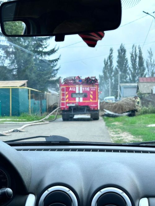В Камском Устье произошел пожар
