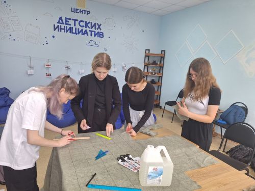 В Затонской школе начали изготавливать сухой душ для бойцов СВО