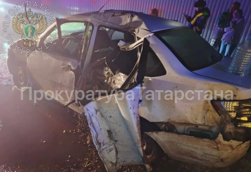 Подросток за рулем попал в смертельное ДТП в Татарстане