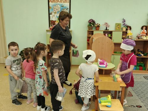 В детском саду «Солнышко» для детей прошла увлекательная игра