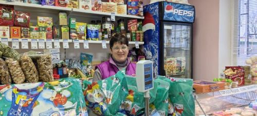 В новом магазине тепло и уютно
