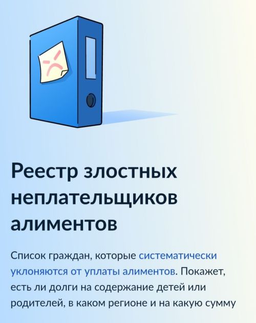 Проверить алиментщика теперь можно за минуту на Госуслугах