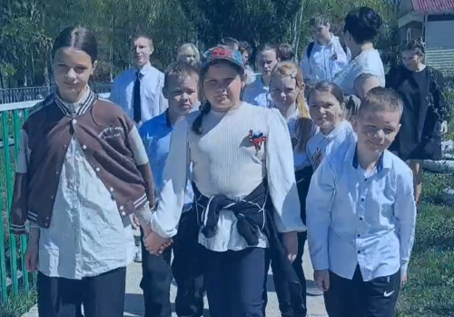 В Сюкеевской школе прошла акция «Георгиевская ленточка»