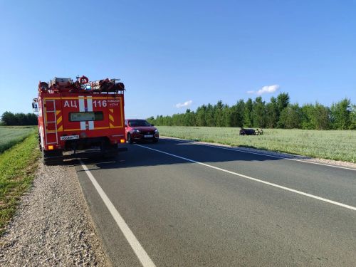 Несовершеннолетний водитель совершил аварию в Камском Устье