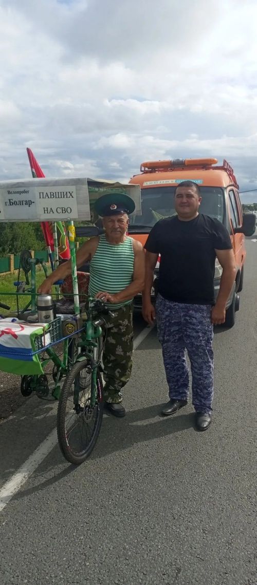 Завершился велопробег Рашида Зиатдинова