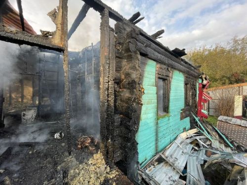 В Камско-Устьинском районе на пожаре погиб человек