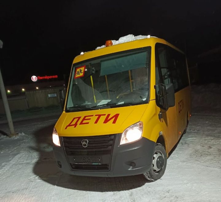 В Камско-Устьинском районе появился новый школьный автобус